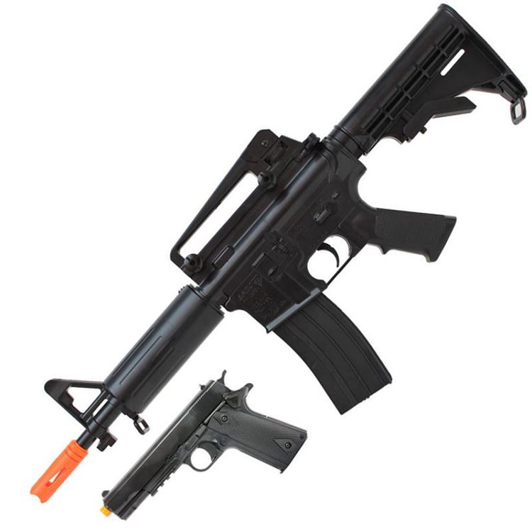 DPMS Full Auto M4 Electric AEG Rifle and Pistol Combo