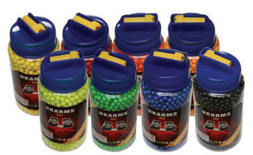 2000 BBs .12g 6mm Quickload Container Airsoft Gun | Color| Neon Green