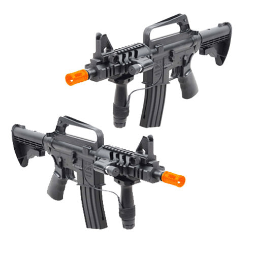 Spring M16A5 Assault Rifle Grip & Collapsible Stock Airsoft Gun