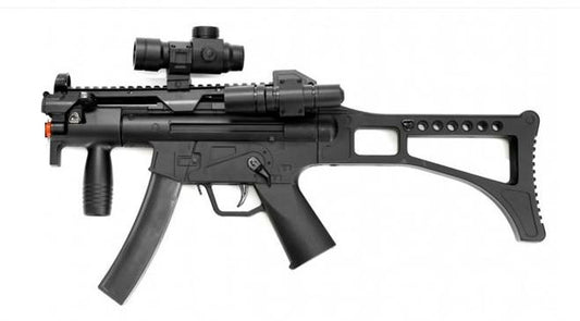 WELL Airsoft MR755 Spring Rifle with Laser & Flashlight
