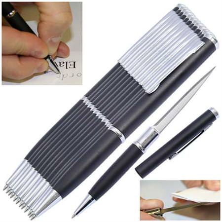 One Dozen Elegant Executive Letter Opener Pen Knife Black