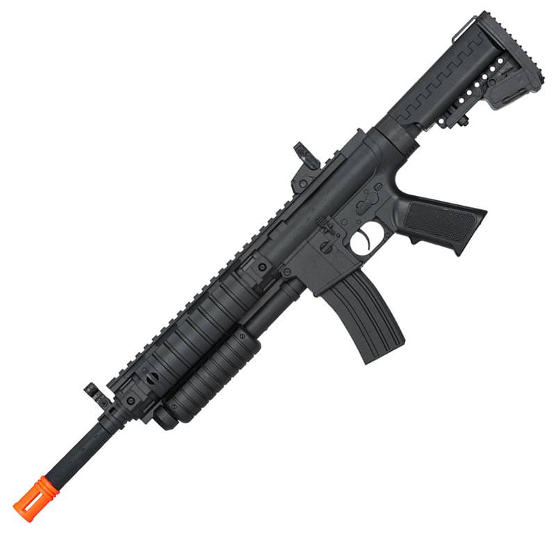 Airsoft Pump Action Tactical Spring Shotgun Rifle With Laser Scope FPS-250
