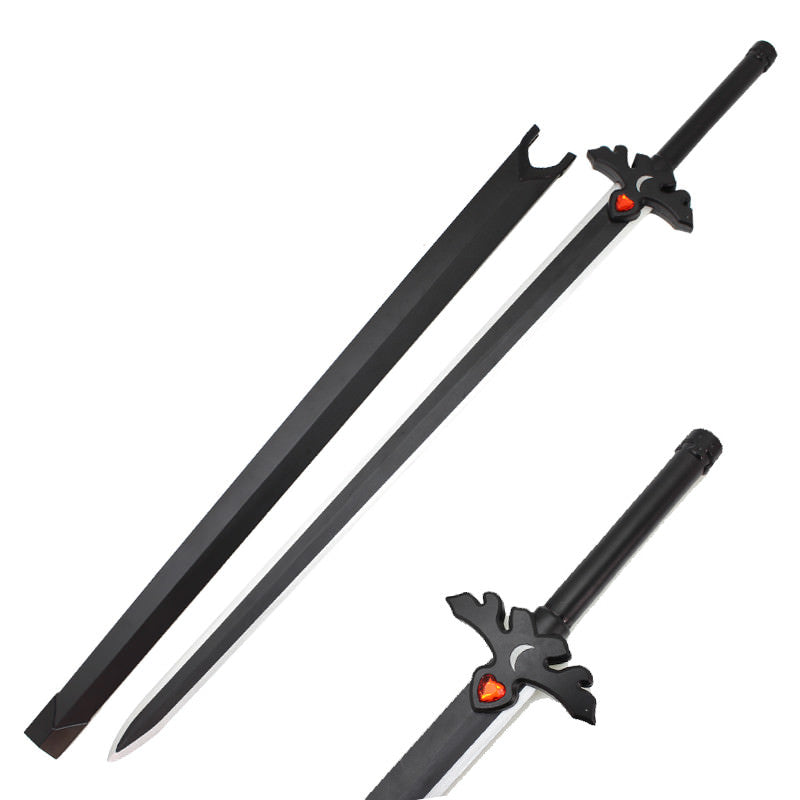 SAO Alicization Kirigaya Kazuto/Kirito's Cosplay Wooden Night Sky Sword