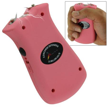 Concorde Defender 3.8 Million Volt Stun Gun Pink