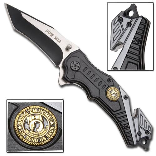 Spring Assist - Legal Auto Knife - Tactical POW MIA Rescue