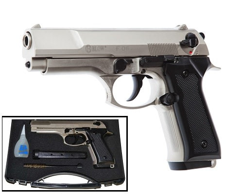 Blow F06 9MM Blank Firing Replica Gun Satin Finish