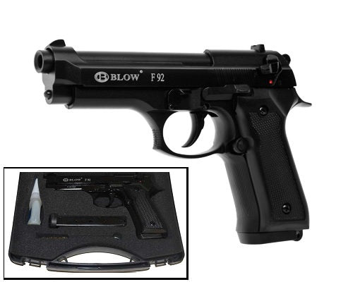 Blow V92F 9MM Blank Firing Replica Gun Black Finish