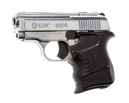 Blow Mini 09 Blank Firing Replica 9MM Gun - Chrome Finish