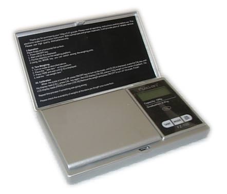 Fuzion Professional Digital Pocket Scale 350g x 0.1g - Silver