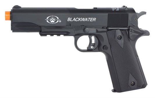 Blackwater Metal Slide SIG 1911 Spring Airsoft Metal Slide Hand Gun  FPS-328