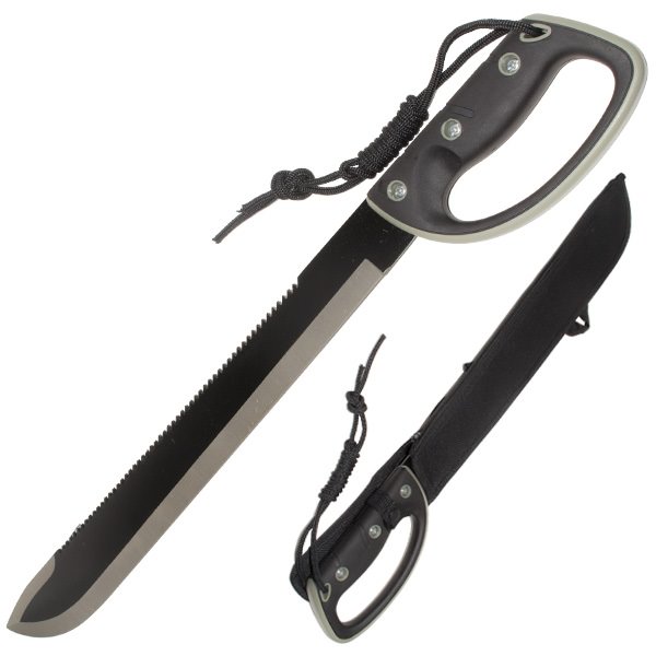23 Inch Jungle Machete Enclosed Handle