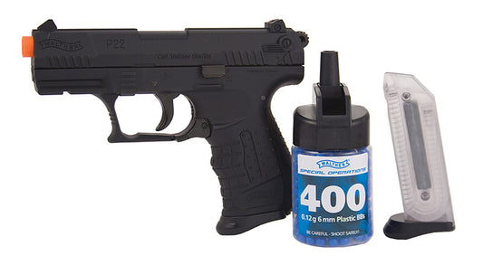 Walther Spring P22 Airsoft Pistol With Extra Magazine FPS-260