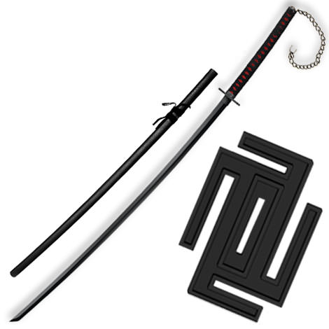Tensa Bankai Katana Sword 68 Inch Overall In Length