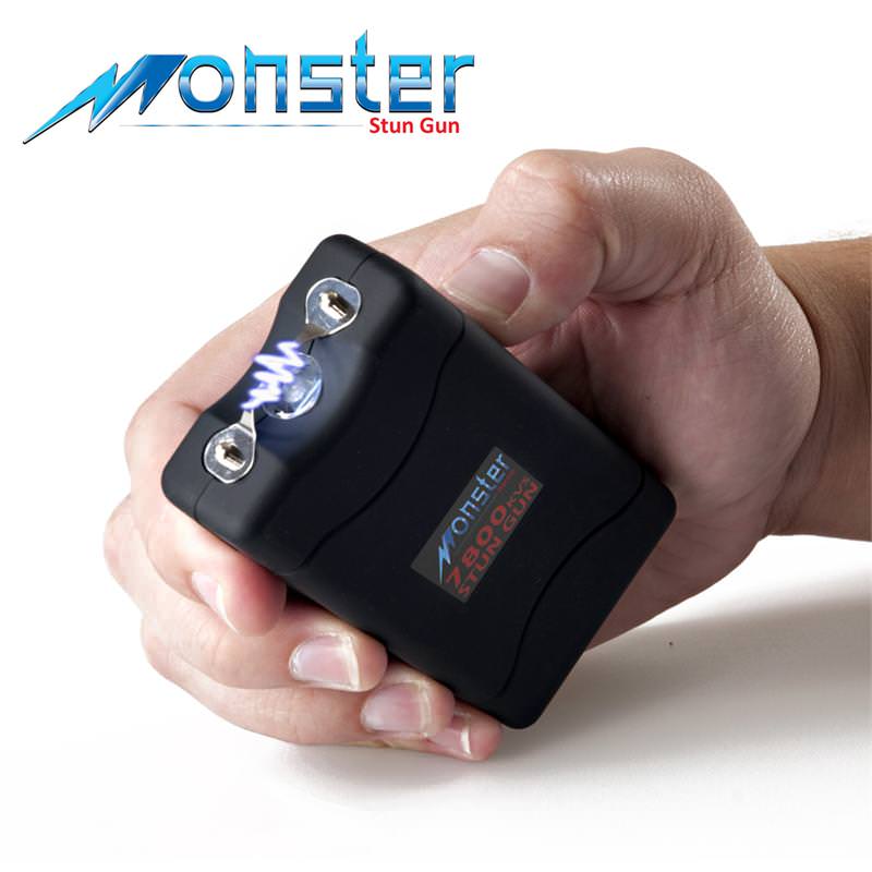 Monster 7.8 Million Volt Rechargeable Stun Gun - LED Light