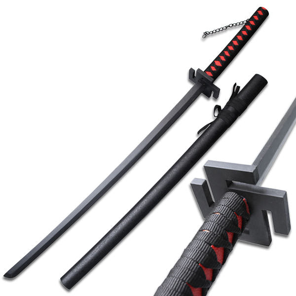 Japanese Anime Ichigo Bankai Wooden Costume Cosplay Sword