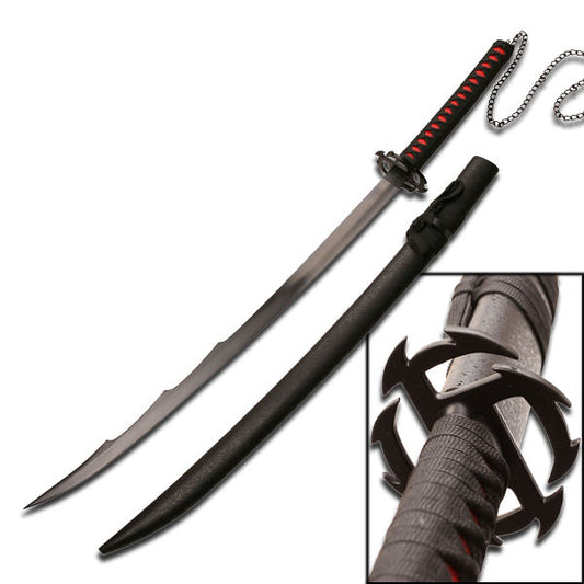 Japanese Anime Manga 4MM Thick Carbon Steel Blade Sword NEW