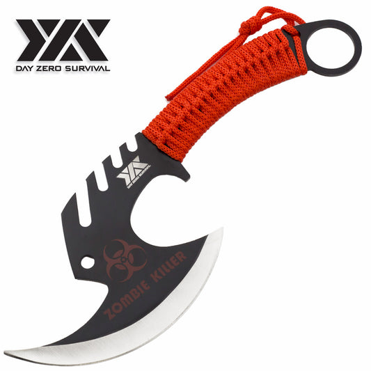 Zombie Killer Skullsplitter Throwing Axe - Day Zero Survival Red