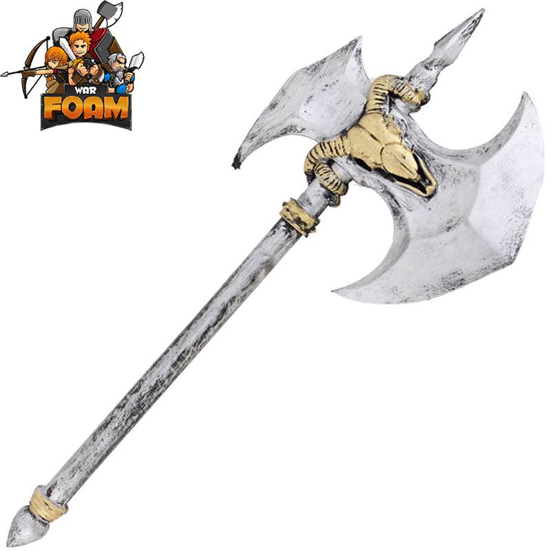 28.5" Tolak Barbarian Foam Battle Axe Costume Cosplay Prop Weapon