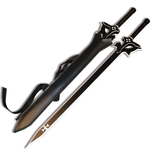 SAO Kirito Elucidator Anime Wooden Cosplay Sword
