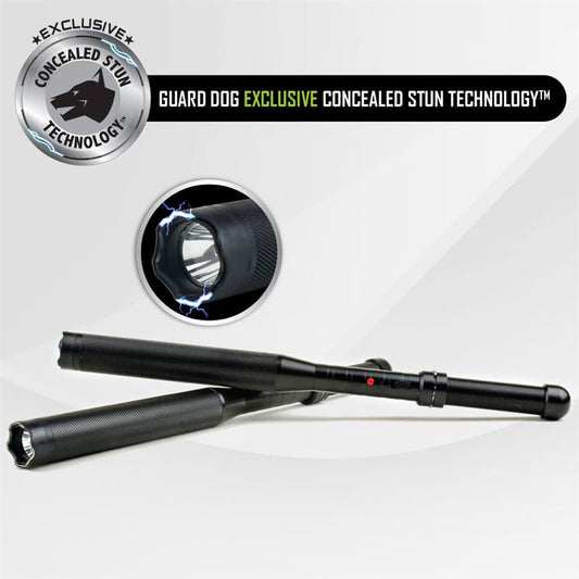 TITAN Metal Baton 7500K 260 Lumen Tactical Flashlight Stun Gun