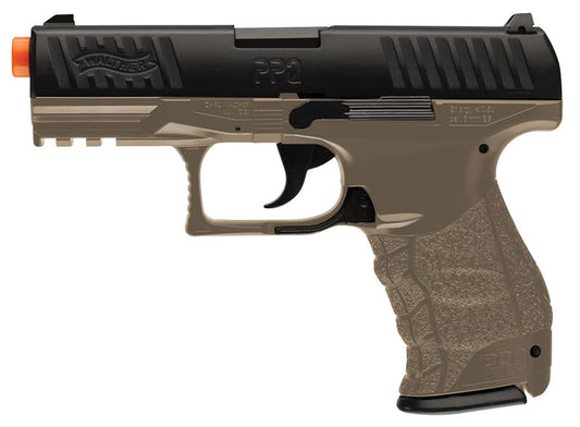 Walther Two Tone Tan / Black PPQ Airsoft Pistol Special Operations HandGun