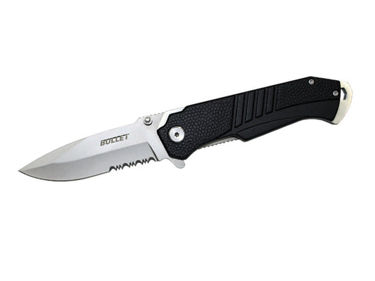 BULLET Spring Assisted Opening Knife - Black