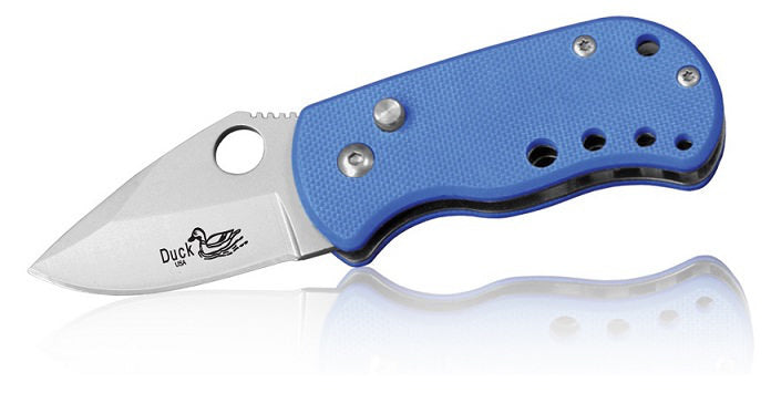 CA Legal Automatic Knife Blue G10 Handle - 1.75 Inch Blade