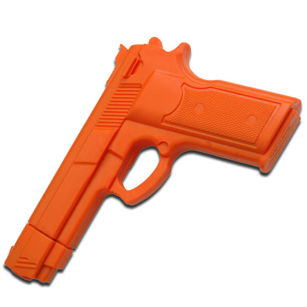 7" Orange Rubber Training Gun Real Look and Feel