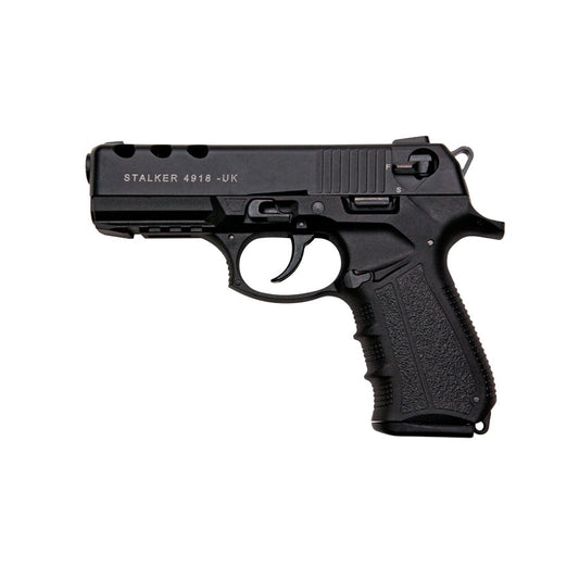 Stalker 4918 Black Finish - 9mm Blank Firing Replica Zoraki Gun