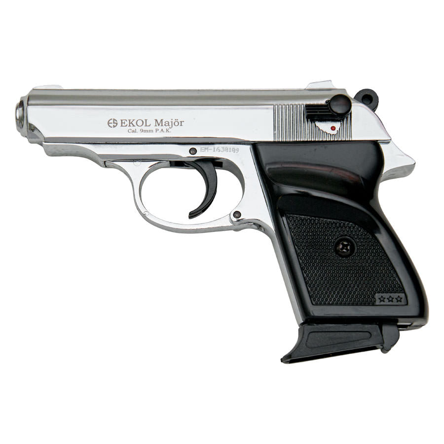 MVP Blank Firing Replica Gun - Chrome Finish