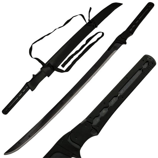 Rising Metal Revengence Raiden Carbon Steel Functional Gear Sword Black