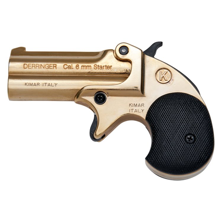 Kimar Old West Replica .22 Caliber Blank Firing Derringer Gold Finish