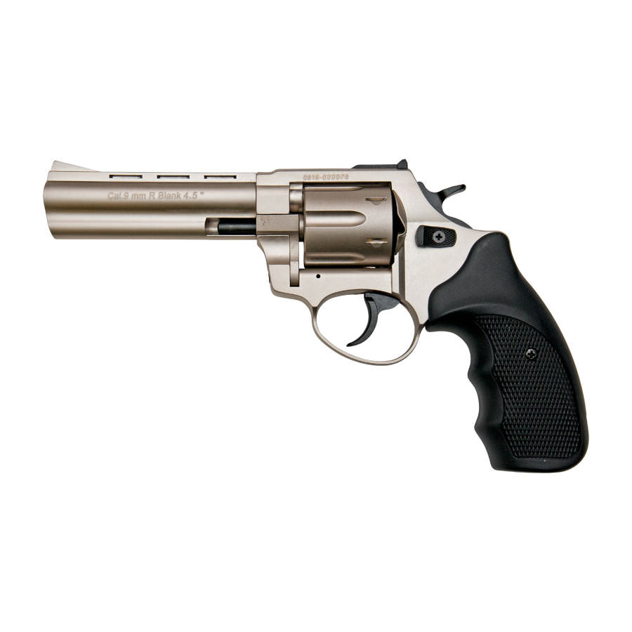 Stalker R1 4.5" Barrel Revolver Satin Finish - 9mm Zoraki Blank Firing Gun