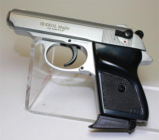 MVP Front Fire Blank Flare Gun - Nickel Finish
