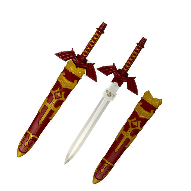 Legend of Zelda Link Red Hero Sword Dagger With Scabbard