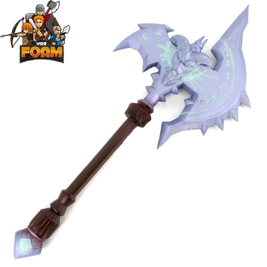 36" Legendary Two Handed War Foam Battle Axe Costume Prop Weapon