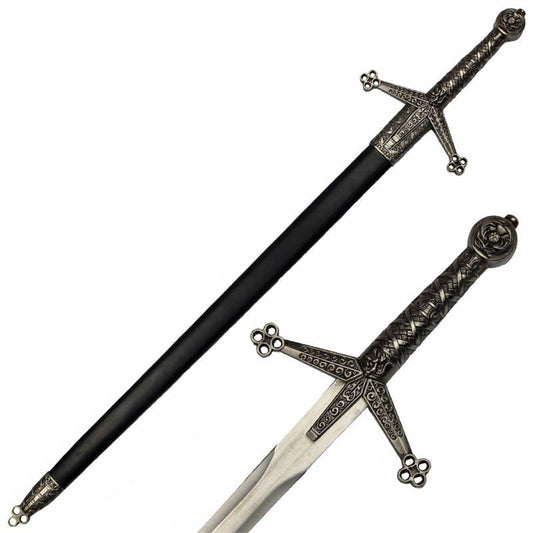 Highland Claymore Sword With Scabbard