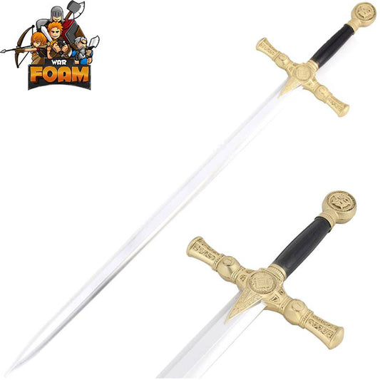 Foam Padded Mason Knights Templar Crusader Sword Costume Prop Cosplay
