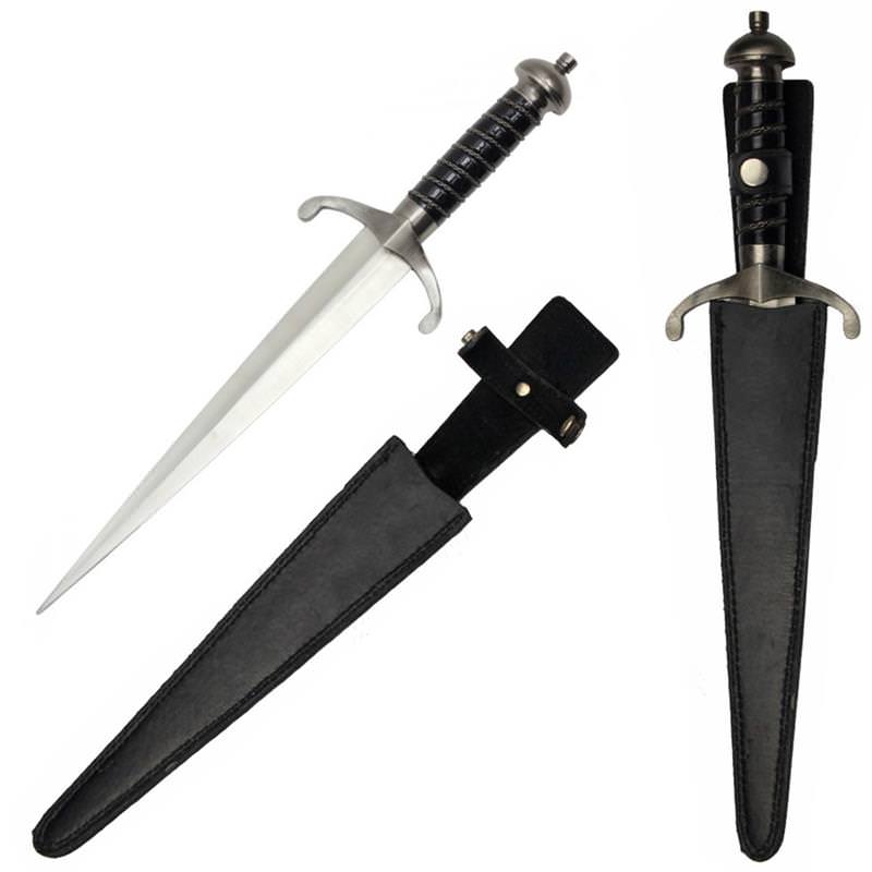 17 Inch Medieval Knight Sword Vendetta Dagger with Sheath
