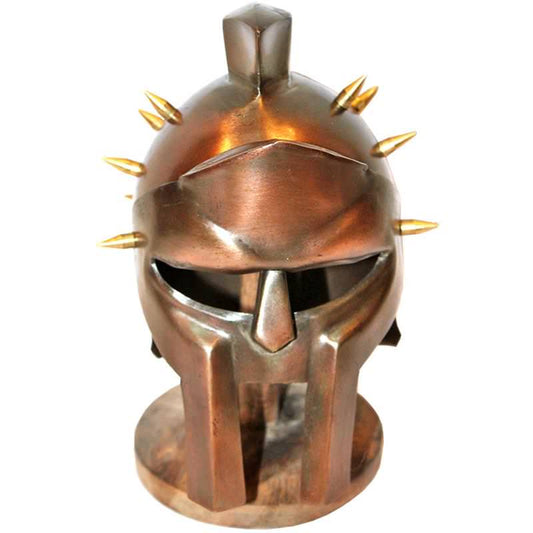 Miniature Gladiator Maximus Helmet Display