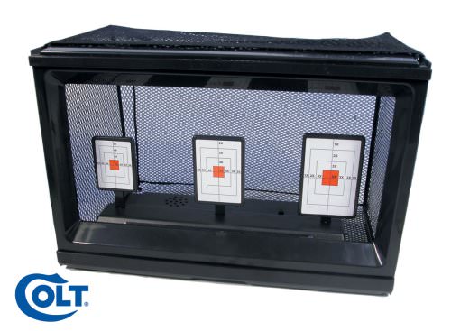 Colt Electronic 3-Target Trap Target for Airsoft Guns Rifles With Netting