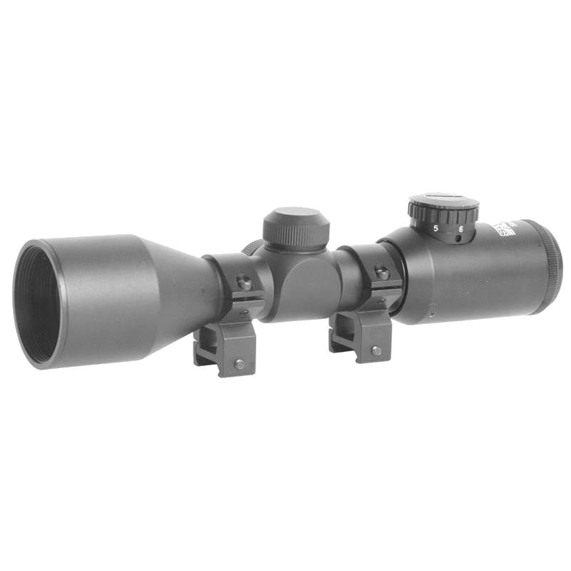 Swiss Arms 5x42E Compact Scope With Illuminated Electronic Reticule Airsoft Gun Accessory