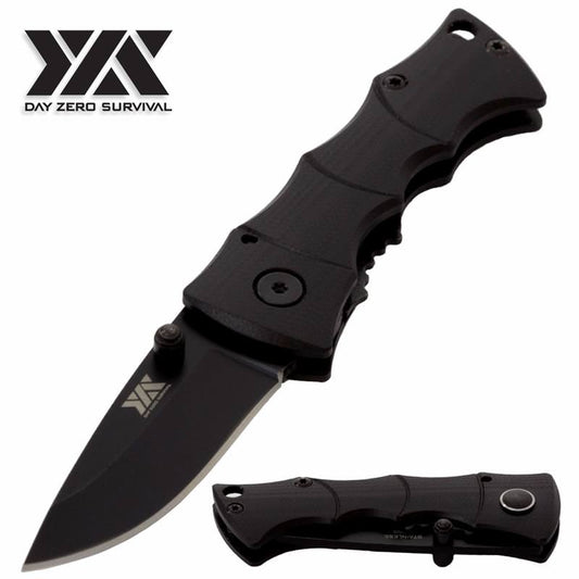 Day Zero Survival 5 Inch Overall EDC Mini Pocket Knife G10 Handle