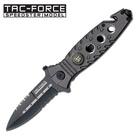 Military Rescue Dagger Style Spring Assisted Knife