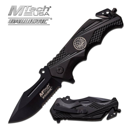 Assisted Opening Knife 4.75 Inches With Black Handle