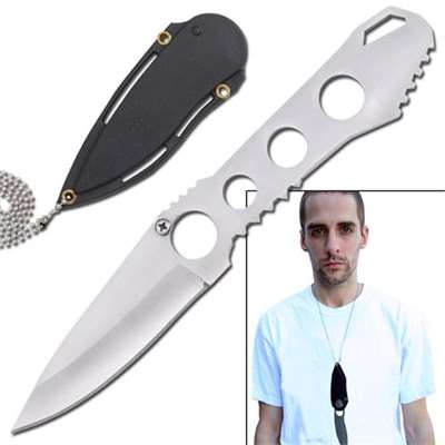 6.9 Inches Tactical Necklace Boot Knife