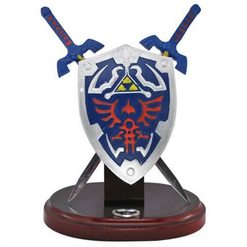 Zelda Hylian Letter Opener Shield & Sword Table Top Set