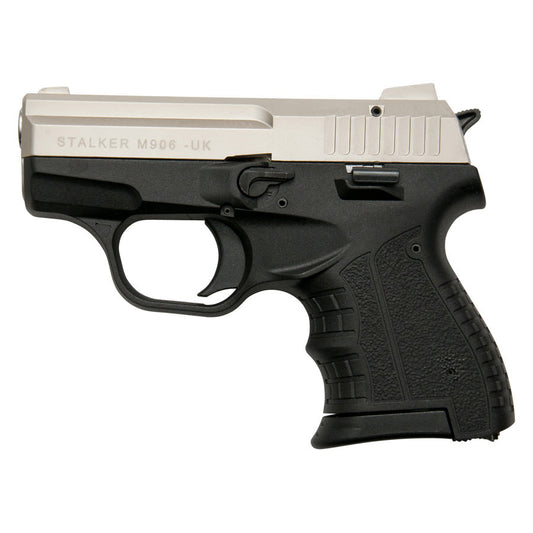 Stalker M906 Satin Finish - 9mm Blank Firing Replica Zoraki Gun