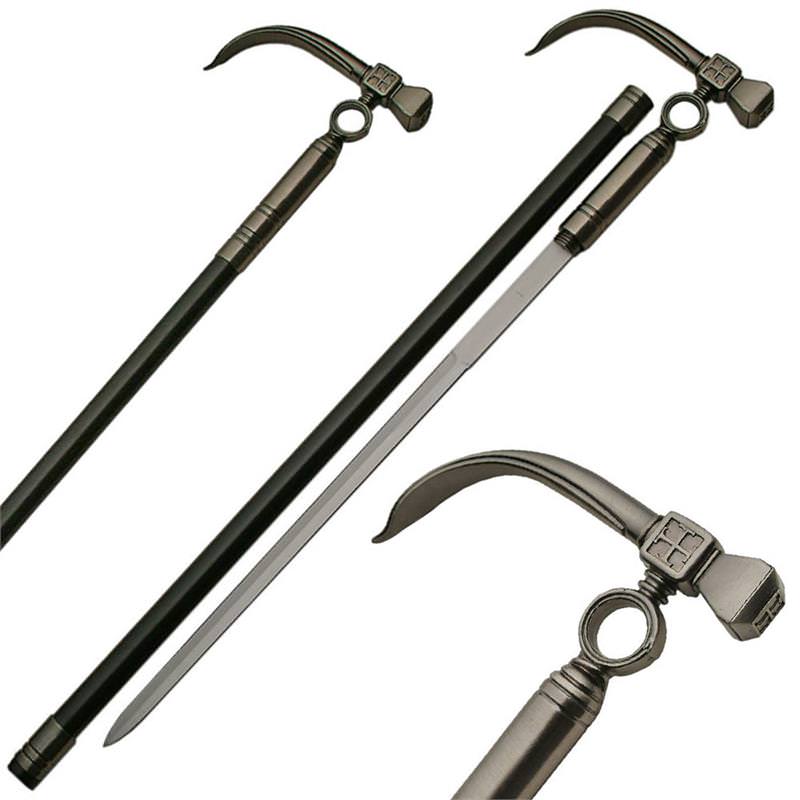Hammer Style Sword Cane