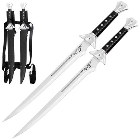 2-PC Drizzt Do'Urden Icingdeath-Twinkle Sword Set
